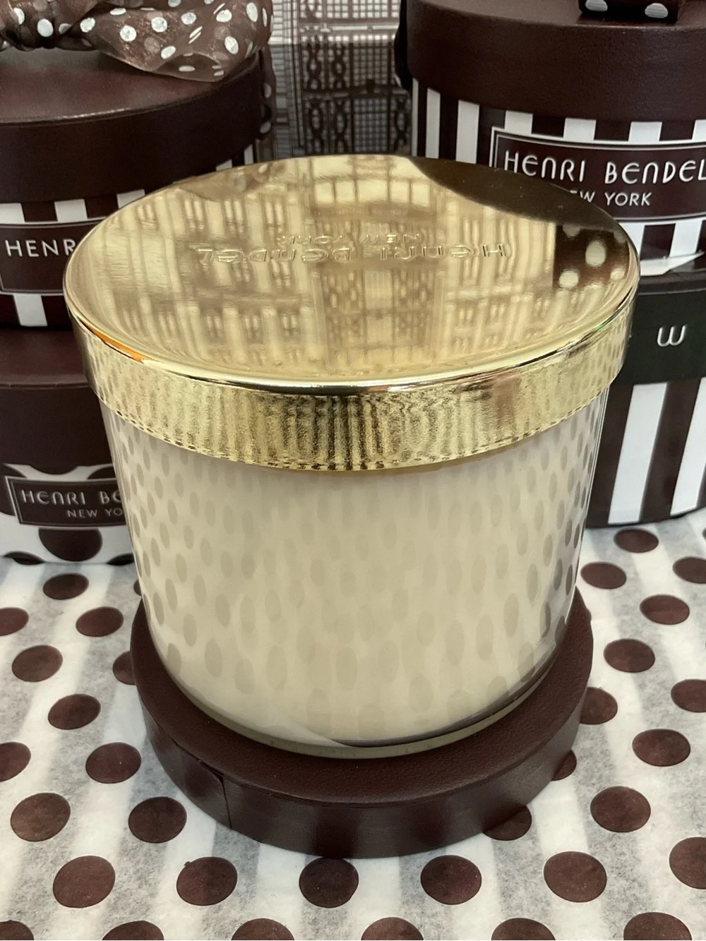 Henri Bendel SUITE 712 Candle 14.5oz Modern Clear Glass